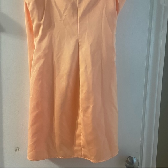 DYNAMITE Leslie satin cami dress orange size M - Picture 2 of 8